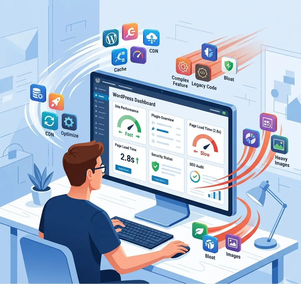 Using Too Many Plugins in WordPress Think Again. ⚠️